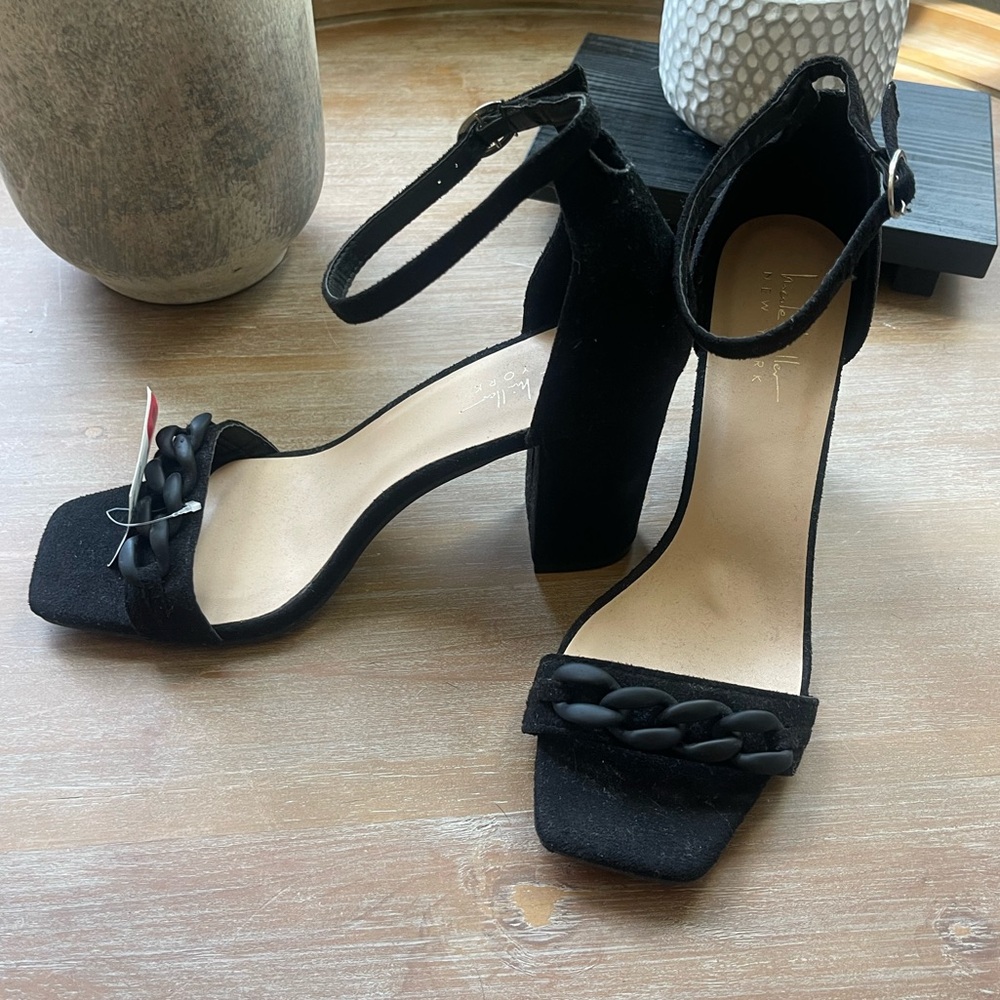 NICOLE MILLER NY | Felt Black Platform Heel